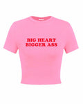 Big Heart Y2K Baby Tee