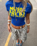 Music Is Everything Y2K Baby Tee