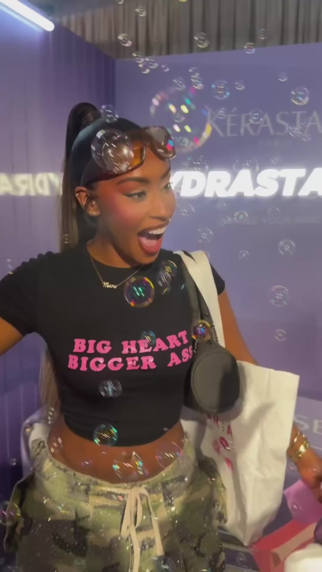 Big Heart Y2K Baby Tee